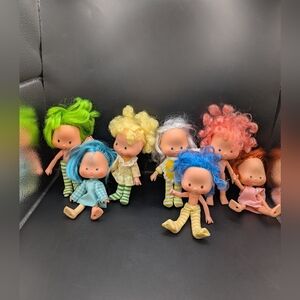 Vintage 1979 Strawberry Shortcake Lot Of 7 Dolls